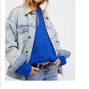 Free People Denim Trucker Jacket